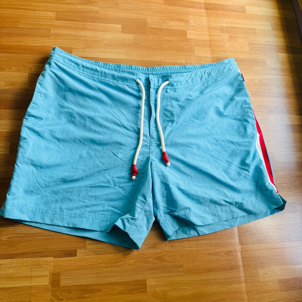Orlebar Brown swim trunks size 40 nwt baby blue